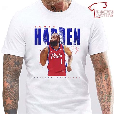 James Harden sixers shirt